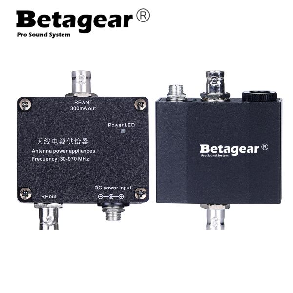 Accessoires Betagear Antenne Power Applications 912V 30970MHz Alimentation Alimentation Antenne Signal Spliter pour le microphone sans fil