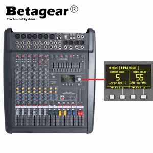 Accessoires Betagear CMS6003 Digitale Mixer Professional Console Audio Consola Sound Table Dynacord Style Mixing Desk Stage Live Sound