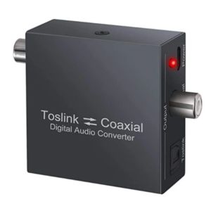 Accessoires Convertisseur coaxial bidirectionnel, SPDIF optique Toslink to Coaxial Toslink et convertisseur optique SPDIF TOSLINK