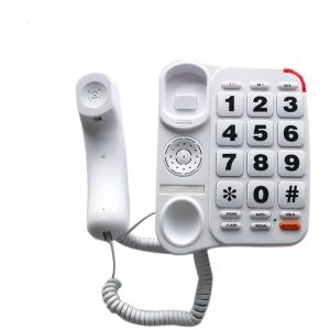 Accessoires Grote knop Corded Telefoon met 3 OneTouch Speed Dial Hepester P45 Picture Care Telefoon voor senioren met geheugenbescherming