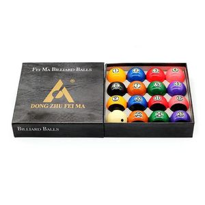 Accessoires accessoires de billard couleur noire 57.2MM jeu de boules de billard marbrées 21/4 pouces 16x 230901