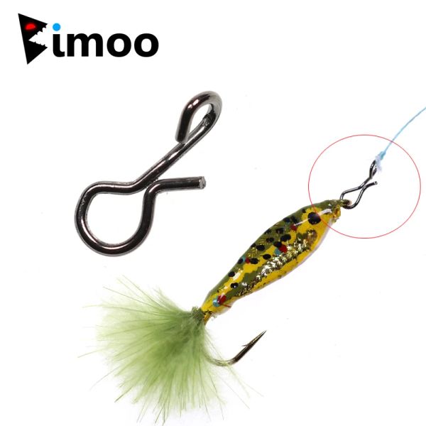 Accessoires Bimoo 500PCS / SAG FLOCK FISH SNAP CHANGE RAPIDE CHOID HEUR CARBON LUR LUCE ACTION ACCESSOIR ACCESSOIR