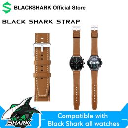 Accesorios Correa de cuero Black Shark Compatible con todos los relojes Black Shark Correa de reloj de 22 mm de ancho para Xiaomi S1/S1Pro/Color 2/S3