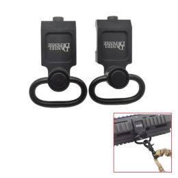 Accessoires Zwart Tactical CNC DD Rifle QD Sling Swivel Attachment Point Offset 20mm Picatinny Rail Accessories voor Jagen