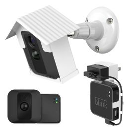 Accessoires Blink XT Camera Support de support, boîtier / montage à l'épreuve du temps complet avec support de sortie de module de synchronisation clignotante pour photo clignotement