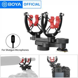 Accessoires Boya Byc40 Grips Suspension Noisereducing Shockmount pour microphones canon entre 20 et 22 mm de diamètre Base pivotante à 360°