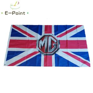 Accessoires British Mg Car Flag 2ft * 3ft (60 * 90cm) 3ft * 5ft (90 * 150cm) Taille Décorations de Noël pour les cadeaux de bannière du drapeau de la maison