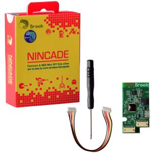 Accesorios Brook Nincade Diy Kit para PS4/Wii U Pro para controlador inalámbrico de Bluetooth Compatible GamePad Joypad/Nintend NES para Famicom Mini