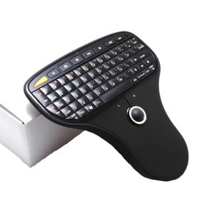 Accessoires C1FB Mini Wireless Remote Toetsenbord Air Mouse met Ultra Light Trackball Multimedi -besturingsfunctie voor tv -computer