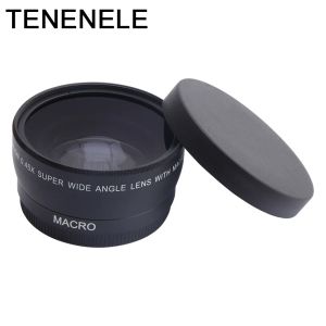 Accessoires Lentille de caméra 0,45x 37 43 46 49 52 mm Beau angle Lens avec lentilles d'optique RO HD pour le canon Nikon Sony Fuji ACCESSOIRES ACCESSIONNES