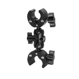 Accessoires Camera Super Clamp Mount, 25 mm / 1 "Double balle pour l'adaptateur de tête double C pour la tête Clip Motorcycle Bike Grodbar Mount Stan