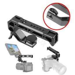 Accessori Maniglia superiore per fotocamera Impugnatura Impugnatura Arri Vite di posizionamento Monitor Mic Rig Slitta fredda per Nikon Canon Sony Dslr Maniglia per gabbia per fotocamera