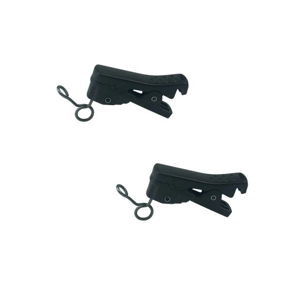 Accesorios Canfon 2pcs Lapela/Lavalier Micrófono ABS ABS Clip para Sanken Cos11d Deity W.LAV Pro Lavalier Mic con un diámetro de 3.54.5 mm