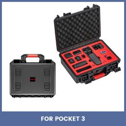 Case de transporte de accesorios para DJI Pocket 3 Caja de seguridad impermeable Bolsa de almacenamiento de gran capacidad para DJI Osmo Pocket 3 Accesorios de cámara