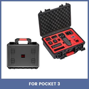 ACCESSOIRES CAS DE CORPS POUR DJI POCKET 3 Boîte de sécurité imperméable Sac de rangement de grande capacité pour DJI Osmo Pocket 3 Accessoires de caméra