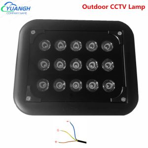 Accessoires CCTV LED extérieur AC 220V 15PCS Array LED infrarouge IP66 Affichage IR étanche IR pour la vision nocturne de la caméra de sécurité