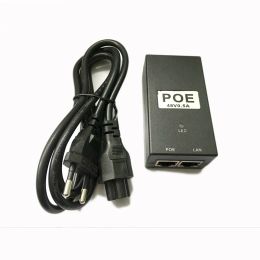 Accessoires CCTV Sécurité 48V0.5A 15.4W Adaptateur PoE Poe Injecteur Ethernet Power pour PoE IP Camera Phone Poe Power Alimentation