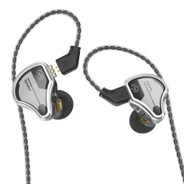 Accessoires CCZ BC02 Clain de pilote Dynamique du casque câblé High Premium Fidelity Qualité sonore dans l'oreille Moniteur Annulation du bruit KZ