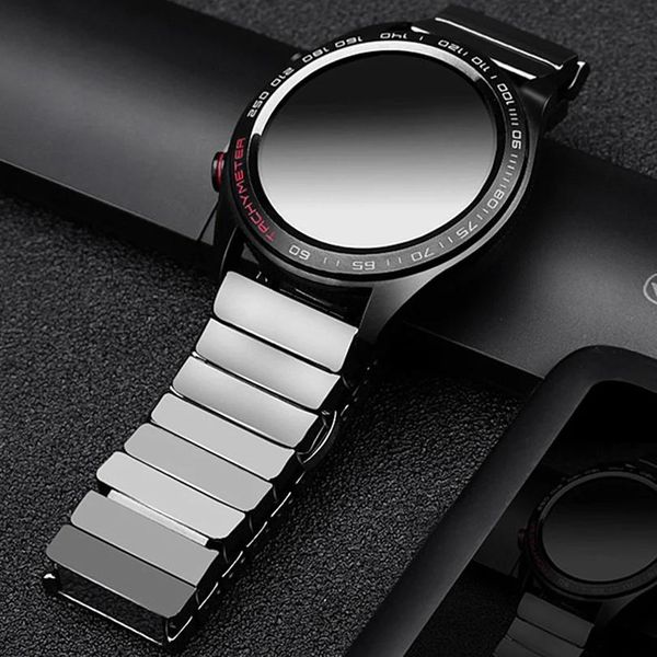 Accessoires bracelets en céramique pour Huawei montre GT/GT2 2 Pro 46MM 2E bracelet de montre intelligente 20MM 22MM bracelet de montre pour Samsung Galaxy 42mm 46mm S3