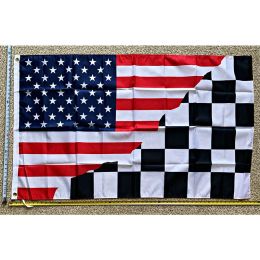 Accessoires drapeau à damier livraison gratuite USA bière hors-la-loi Nascar Racing affiche USA signe 3x5 'yhx0370