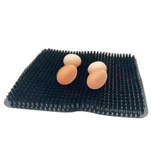 Accessoires Nichoir de ponte de poules Tapis de ponte de nid de poule lavable enroulable Coussinets de nichoir de poule Tapis de confort en fausse herbe