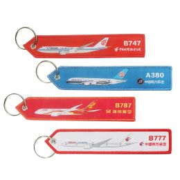 Accessoires China Airline Key Chain Ring Keychain Travel Bag étiquette, cadeau pour pilote avec image d'avion pour pilote Airman