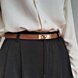 Accessoires cinturones de dis ador ajustables para mujer alta calidad marca de lujo cuero negro blanco cors delgado cintur n j240506
