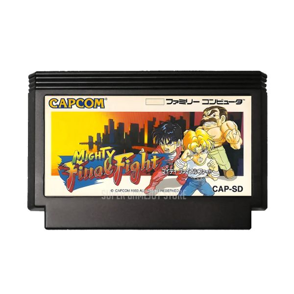 Accessoires Classic Game Mighty Final Fight for FC Console 60 broches 8 bits Cartouche de jeu