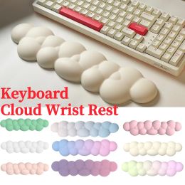 Accessoires Cloud Keyboard Pols Rest Ergonomische toetsenbord Polsteun niet -slip Soft Memory Foam voor 100 toetsen 87 toetsen 68keys toetsenbordmat