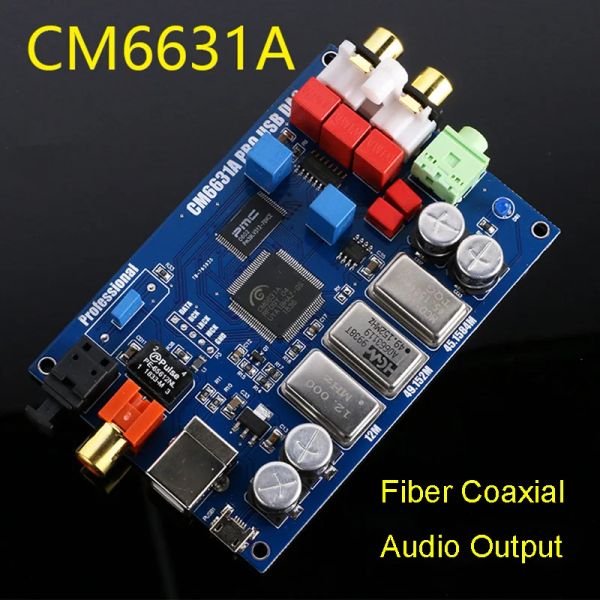 ACCESSOIRES CM6631A 6631 CM6631 DAC Interface numérique USB vers I2S / SPDIF Coaxial Decoder Board 32 / 24bit 192k Sound Card DAC H098