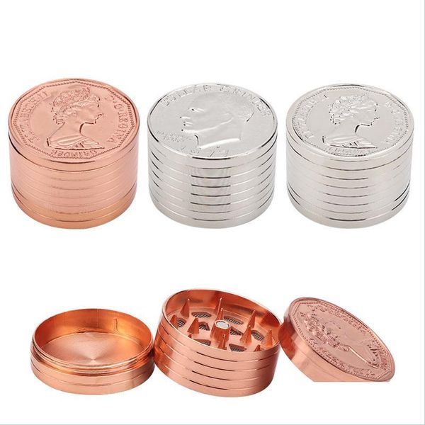 Accessoires Creative Dollar Canadian Smoke Grinders 40Mm 3Layer Sharp Herb Grinder Vente en gros Drop Delivery Maison Jardin Ménage Soleil Dh1Hp