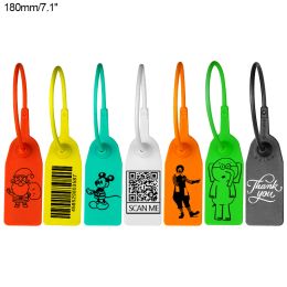 Accessoires Aangepaste kleding Hang tags, gepersonaliseerde plastic beveiligingsafdruk, kledingschoen, kledingproductlogo, label van cadeau -tag, 180 mm, 7.1 "