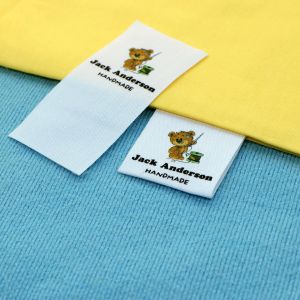 Accessoires Étiquette de couture personnalisée, étiquettes faites à la main, étiquettes de noms pour enfants personnalisés, étiquettes de ruban de coton, étiquettes de logo (FR131)