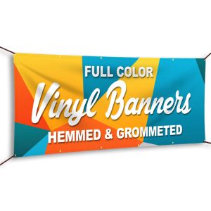 Accessoires op maat gemaakte vinylbanners die meerdere maten bedrukken PVC-vlag Persoonlijke beschermingsmiddelen buiten met koperen doorvoertules