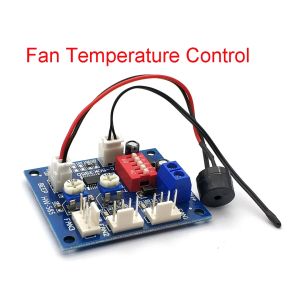 Accessoires DC 12V 4 Draad Hightemp ventilator Temperatuur Regel Snelheid Controller CPU Module Temperatuur Alarm PWM PC CPU Thermostat -thermistor