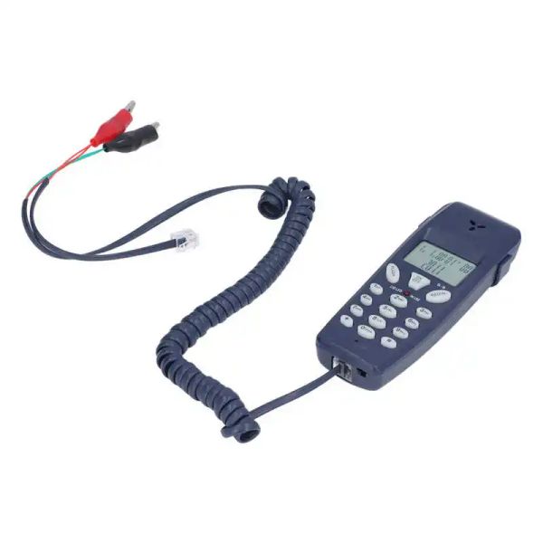 Accessoires Téléphone câblé de bureau FSK DTMF ID de l'appelant 16 bits Affichage du téléphone câblé avec une fonction de pause Redial pour le bureau à domicile