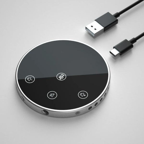 Accessoires de bureau USB conférence haut-parleur microphone haut-parleur 360 son micro de prise audio pour ordinateur portable réunion en ligne