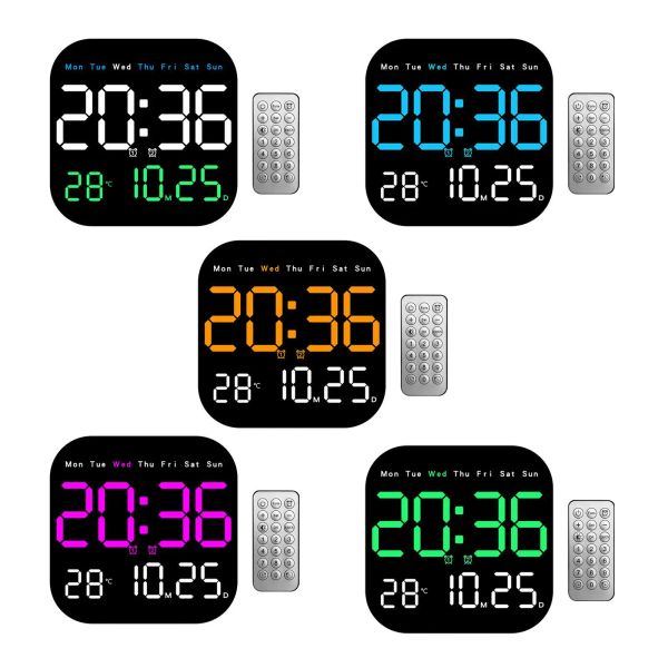 Accessoires Corloge d'alarme numérique Horloge 10 Niveau Régime lumineuse réglable pour la table de table de chambre à coucher de chambre à coucher de chambre à coucher