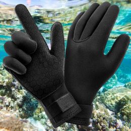 Accesorios Guantes de buceo Guantes de traje de neopreno de 3 mm Neopreno Termal anti -Slip Flexible para la pesca de rafting en kayak en kayak.