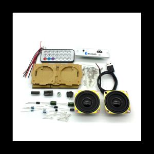 Accesorios Kit Electronic Electronic Kit Bluetooth Electronics Kit de proyecto de soldadura de bricolaje Bluetooth Soporte de altavoces estereo u disco