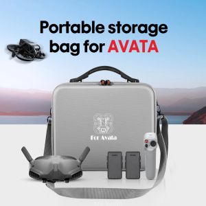 Accessoires Dji Avata Pu valise étanche sac à bandoulière sac de rangement de drone portable pour lunettes de vol Dji Fpv V2/lunettes 2 accessoire