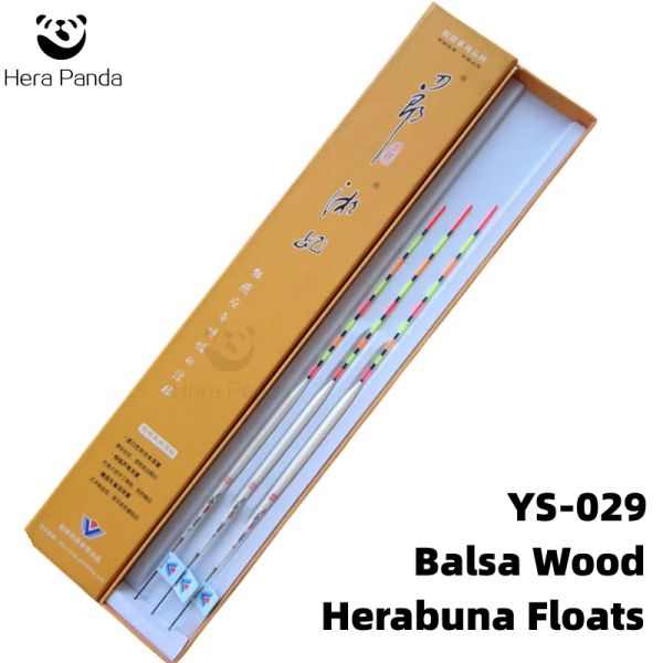 Accessoires DL YS029 Balsa Wood Corps élancée Corps Short Jois épais Tai-queue Crucian Crucian Taiwan Herabuna Fishing Float