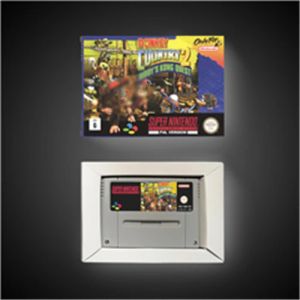 Accessoires Donkey Country Kong 2 Diddy's Kong Quest EUR -versie RPG Game Card Battery Save with Retail Box
