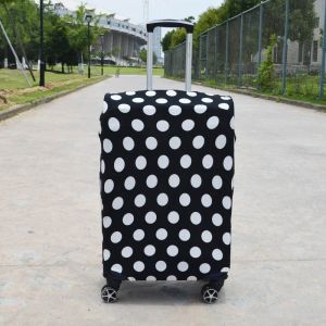 Accessoires Dot Imprimé Couvre de protection de la valise de voyage