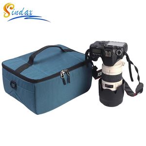 Accessoires Dslr Camera Insert Bag Multifunctionele waterdichte cameralens organizer case voor Nikon voor Canon Rugzak Beschermende insert tas