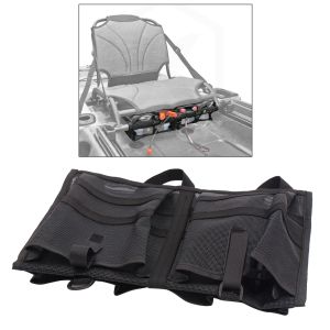 Accessoires Sac en mailles de kayak durable Pagnière de rangement de bière Airon Airon de chaise d'outil de chaise d'outil de chaise d'outil de pêche en kayak