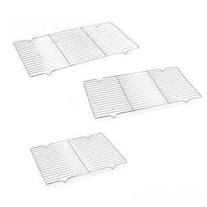 Accessoires Duurzaam Net Koel Rekrand Raster Runde Corners Design Grill Sheet BBQ Grill Meshes Keukengereedschap Sterke lagercapaciteit