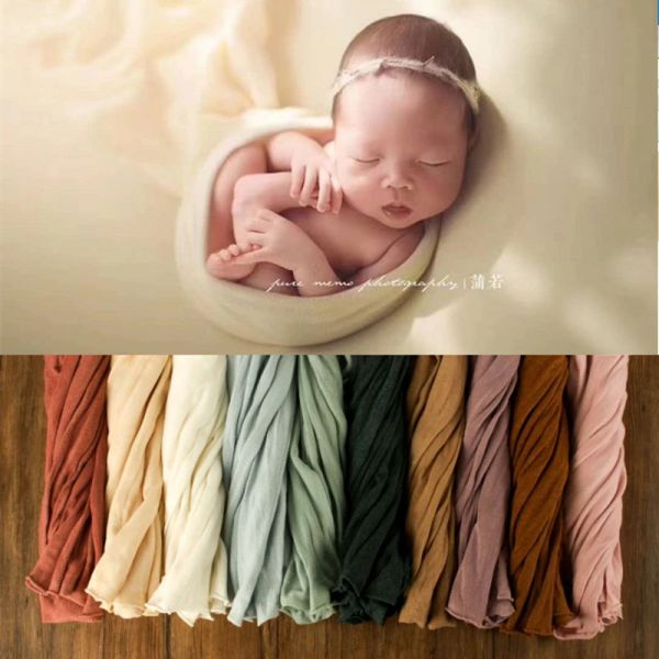 Accessoires Dvotinst Newborn Photography Accessoires pour bébé Coton Soft Wraps Backet Blanket Studio Photoshoots Fotografia Photo Accessoires