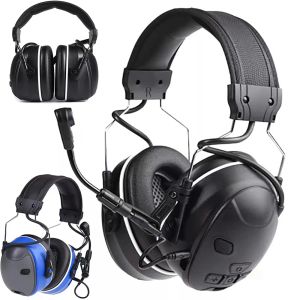 Accessoires Earmor Bluetooth Communication Headset Electronic Bruit Réduction de réduction du bruit 2022 Nouveau casque tactique noir / bleu / rouge / jaune