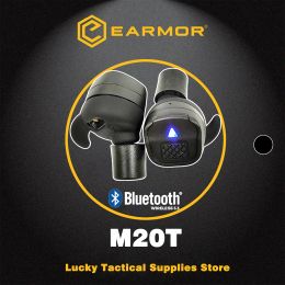 Accesorios Earmor Bluetooth Auriculares tácticos / M20T Protección de ruido electrónico Auriculares Cancelación de ruido Protección auditiva
